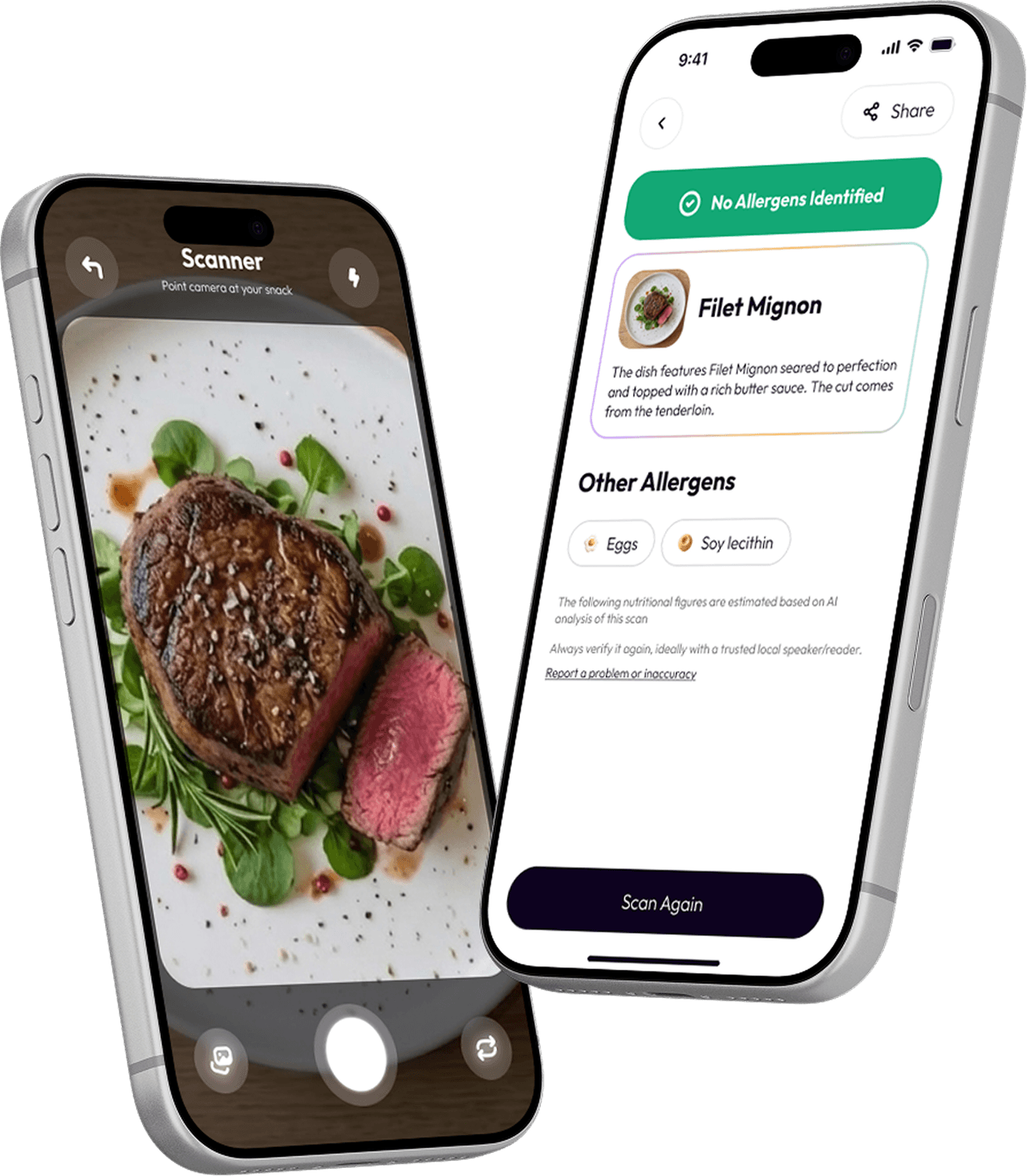Phone with SnackPro app open - four